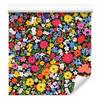 Wallpaper Small Flowers Red and Yellow for Living Room and Bedroom 50x1000
