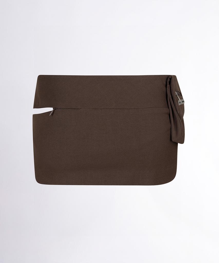 SCULPTOR Waist Point Classic Skort Brown