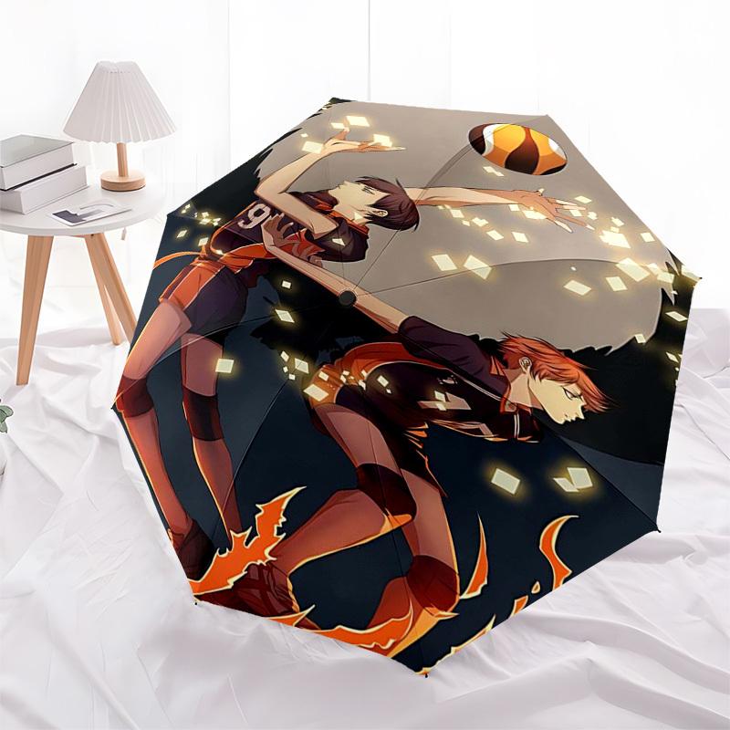 

1pc Stained Glass Christmas Tree Auto-Folding UmbrellaPortable 3-Fold Design with Iron Frame, Perfect for Outdoor Use, Festive Gifts, Travelers, Daily