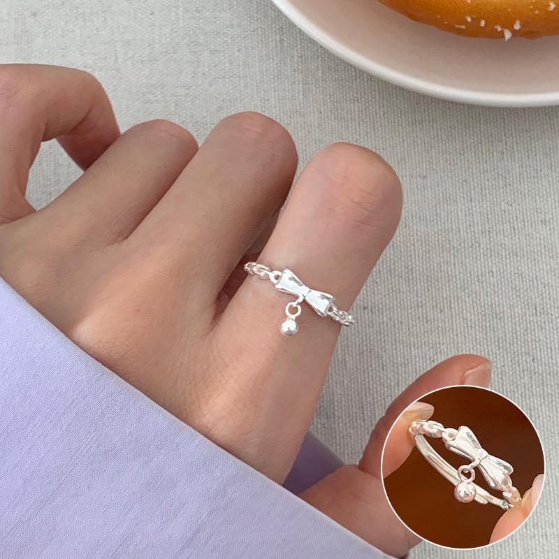 Butterfly Unique Adjustable Knot Floral Ring Collection Stylish Copper Geometric Design For Daily Wear