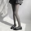 Spring and Autumn Velvet Pantyhose Grey Socks Women's Japanese College Leggings JK Skinny Stockings