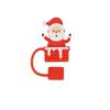 10mm Drinking Straw Cap Leak Stopper Christmas Gift Cute Silicone Straw Sleeve Party Decor Cup Accessories Spill Proof Stopper