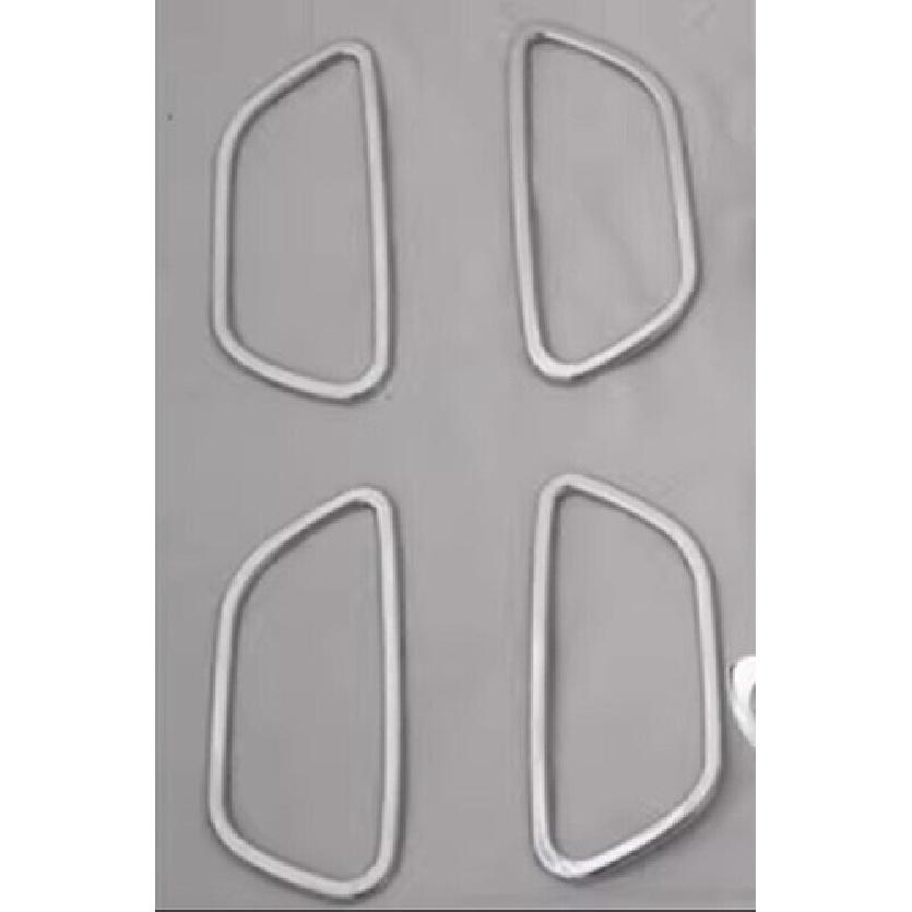 For Hyundai Santa Fe 2013-2018 ABS Chrome Inner Door Handle Lock Frame Trim 4PCS