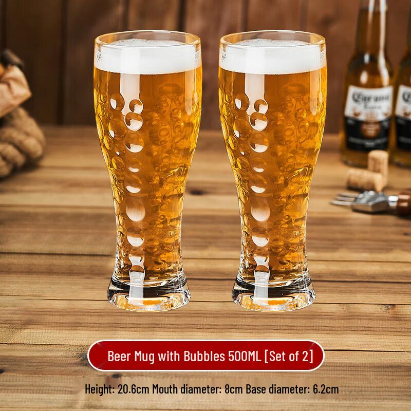 Qiwei Large Capacity Multi-Purpose Glass Mug