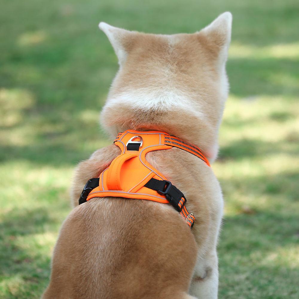 Pet Dog Harness 1000d Oxford Reflective Dog Vest Collars With Handle For Big Medium Dogs Husky Chihuahua Pit Bull Dog Supplies