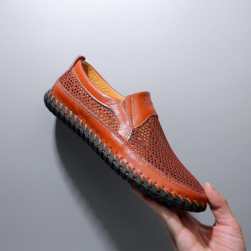 Fashion Fashionable New Men's Breathable Soft Soled Mesh Shoes for Summer Men Comfortable Lightweight Outdoor Water Wading Casual Shoes