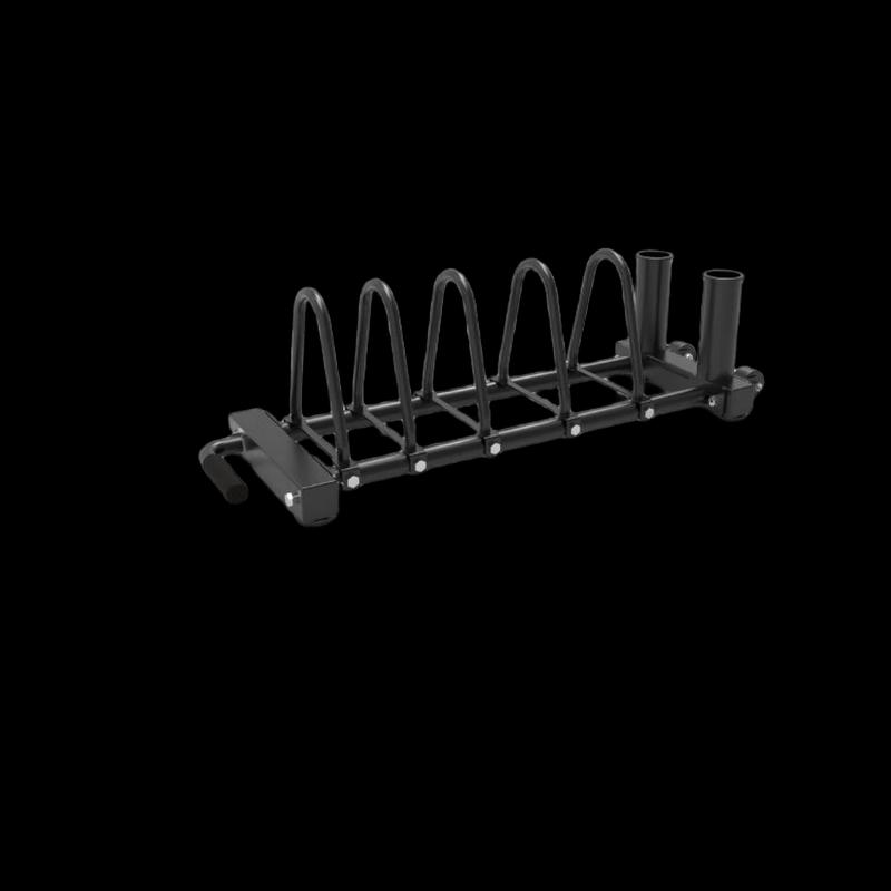 WEZHO Olympic Barbell Plate Storage Rack