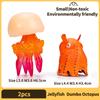 Sea animals Octopus Reef Squid Plaything Figurine Polymer Material Miniature Figure - Fun Learning-Enhancing Play Plaything for Boys, Girls & Kids