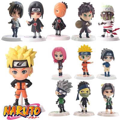 6 Stück/12 Stück/Set Anime Figur Naruto Shippuden Hinata Sasuke Itachi Kakashi Gaara Actionfigur Q Version PVC Figuren Spielzeug Geschenk