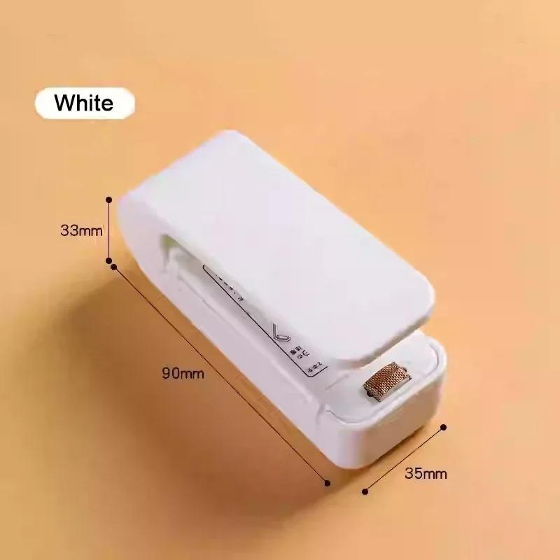 1 szt. Ręczny zgrzewarka do przekąsek kuchennych, Zgrzewarka do woreczków plastikowych zapewniająca świeżość, Łatwe w użyciu akcesorium kuchenne, Przenośna zgrzewarka do opakowań