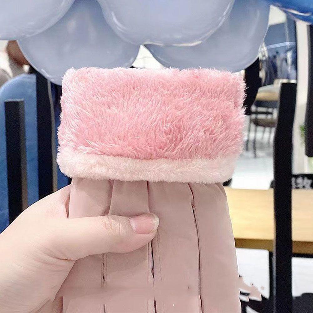 Warm  Gloves Anti-skid Mittens Protective Mittens Cycling Gloves Full Finger Gloves