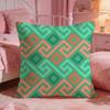 Classic MMeander PatternS Cushion Cover Premium Comfort Reversible Pillow Cove Two in One Design for Any Room  Car Interior