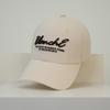 Embroidered Letter Hard Top Baseball Cap Unisex Spring Summer Sunshade Cap