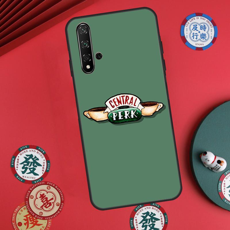 Central Perk Friends For Huawei Nova Y73 Y72 Y61 Y91 Y90 Y70 Y60 12s 12i 11i 8i 9 10 SE P60 Pro P30 P40 Lite Case Huawei Nova Y72