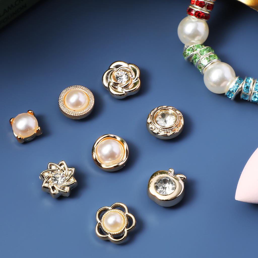 8 Pcs Magnetic Closure Pin Buttons Hijab Magnet Pins No Sew Brooch Button Pins For Veil Weights Fake Shirt Magnetic Pins