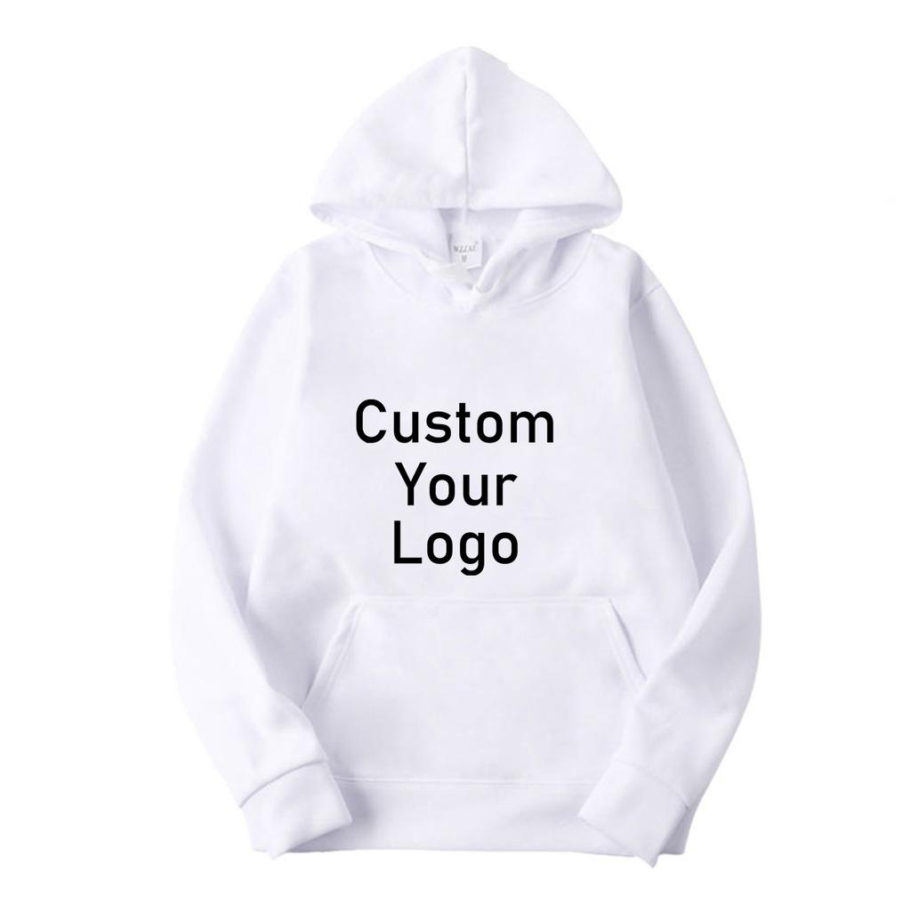 Warm Fleece Hoodies Customized Unisex Classic Hooded Sweatshirt