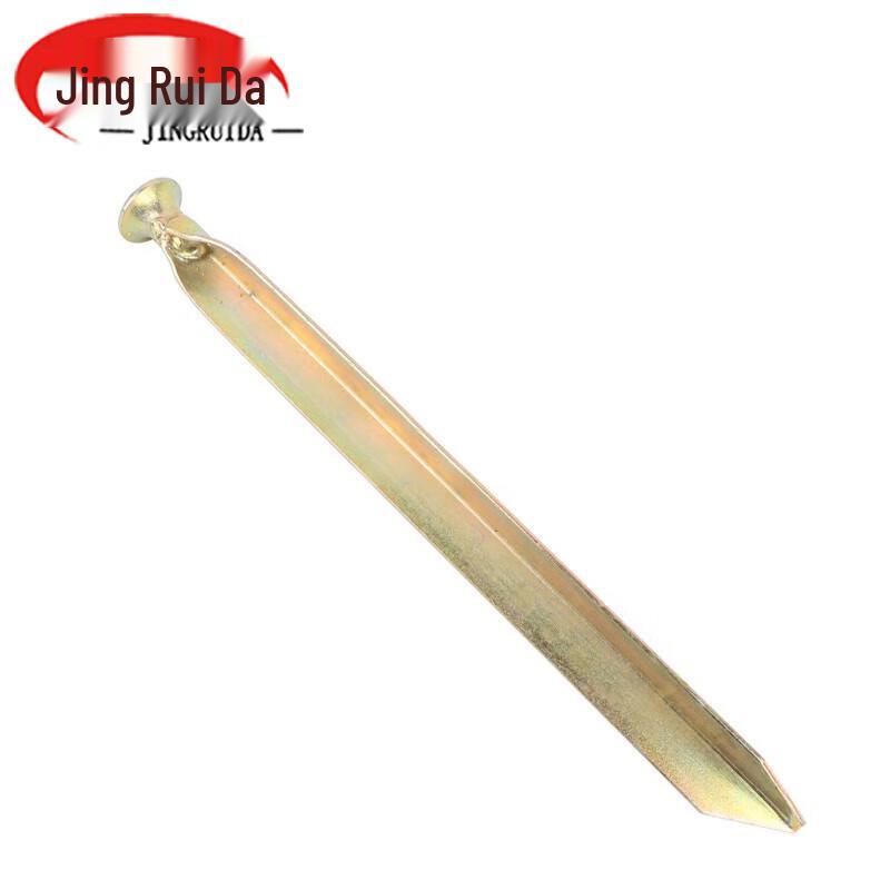 JINGRUIDA Type 81 Galvanized Triangular Tent Stake