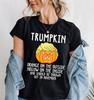 Trumpkin Vtipné Halloweenské Tričko Politický Humor Sarkastické Grafické Tričko Unisex Top
