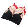 Sujetador push up sin costuras de copa 3/4 para mujer sexy Color puro Halter Buster