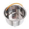 Stainless Steel Vegetable Steam Basket for Cooking Steaming Basket with Handle for Pot Rice Cooker Veggies Rice Seafood