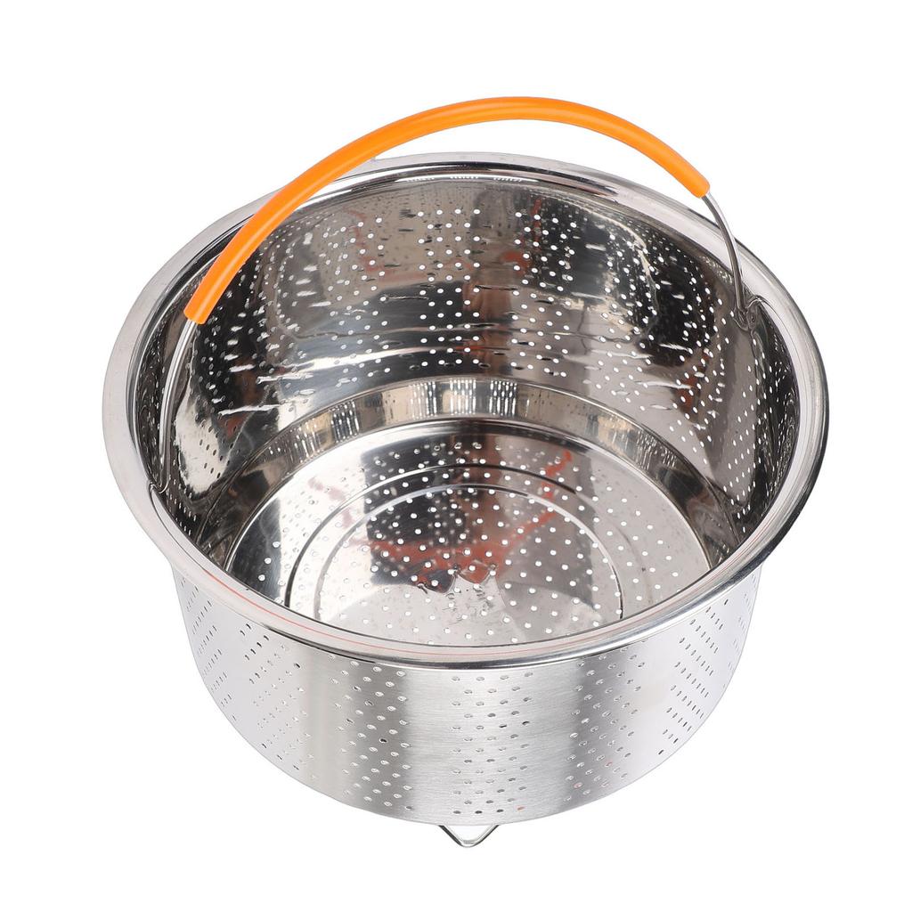 Stainless Steel Vegetable Steam Basket for Cooking Steaming Basket with Handle for Pot Rice Cooker Veggies Rice Seafood