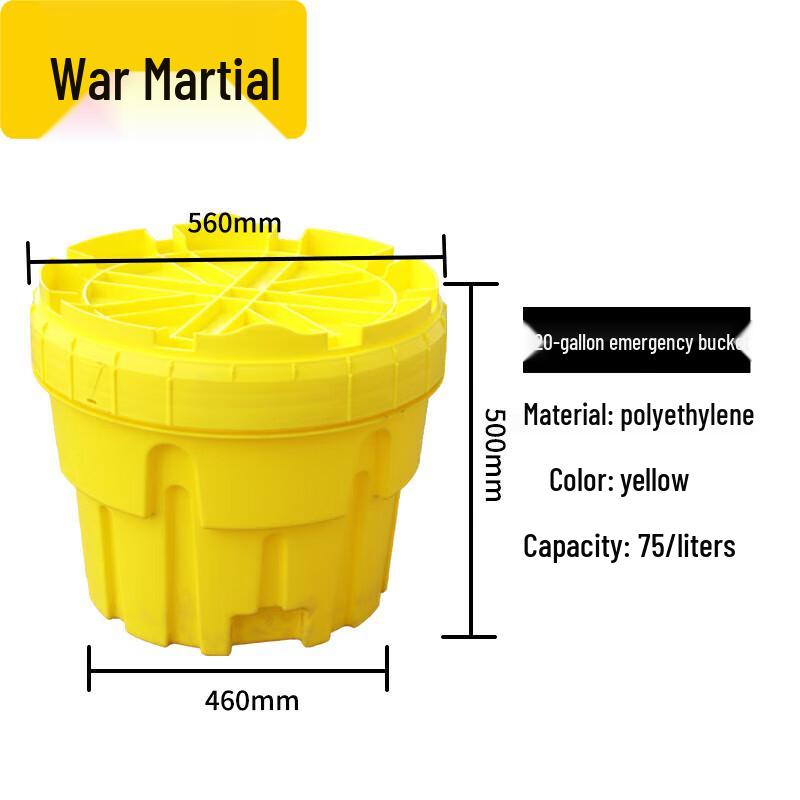 Industrial Hazardous Material Spill Response Barrel