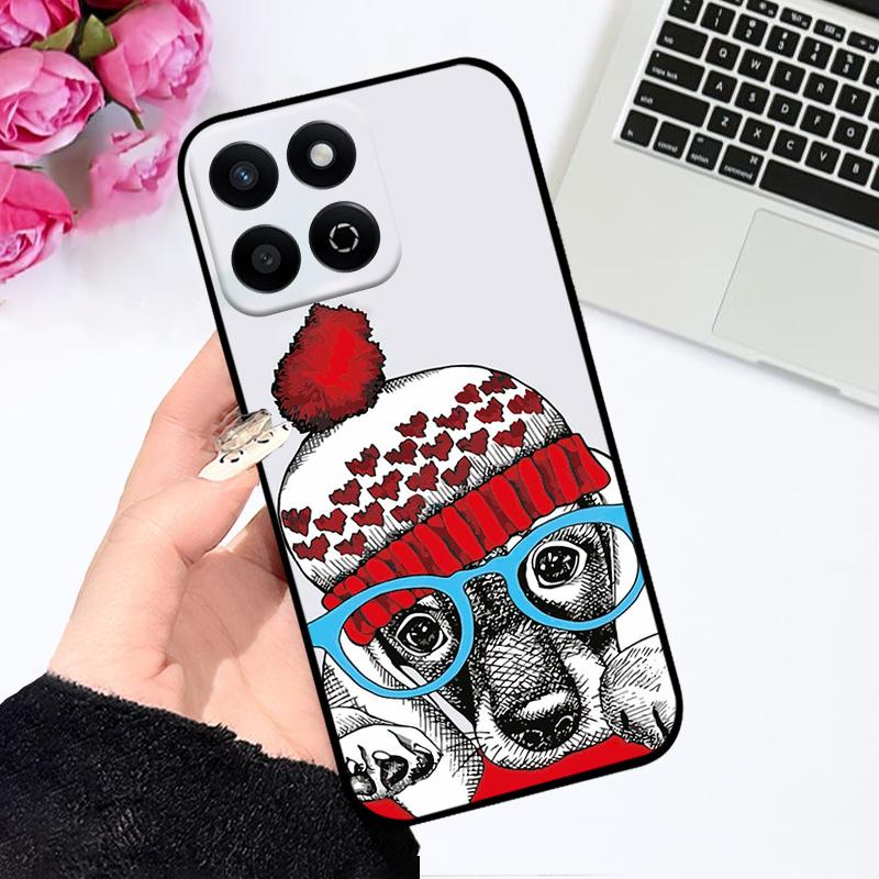 Case For Honor 200 Smart 5G Capa X7c 4G Cute Shockproof Silicone Phone Cover For Huawei Honor Play 60 Plus Bumper Play 9T Coque