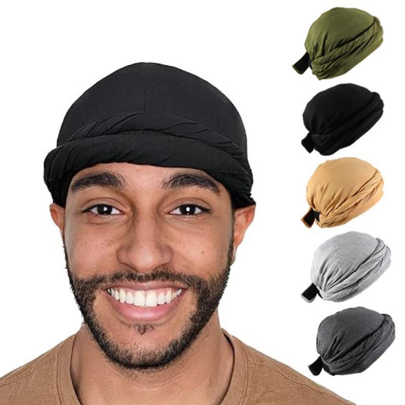 European and American Ethnic Men's Headband Hat New Elastic Headband Hat Indian Hat
