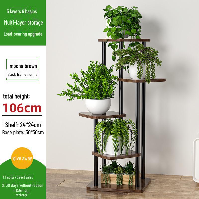 Cross-Border Multi-Layer Indoor Flower Rack for Living Room or Balcony