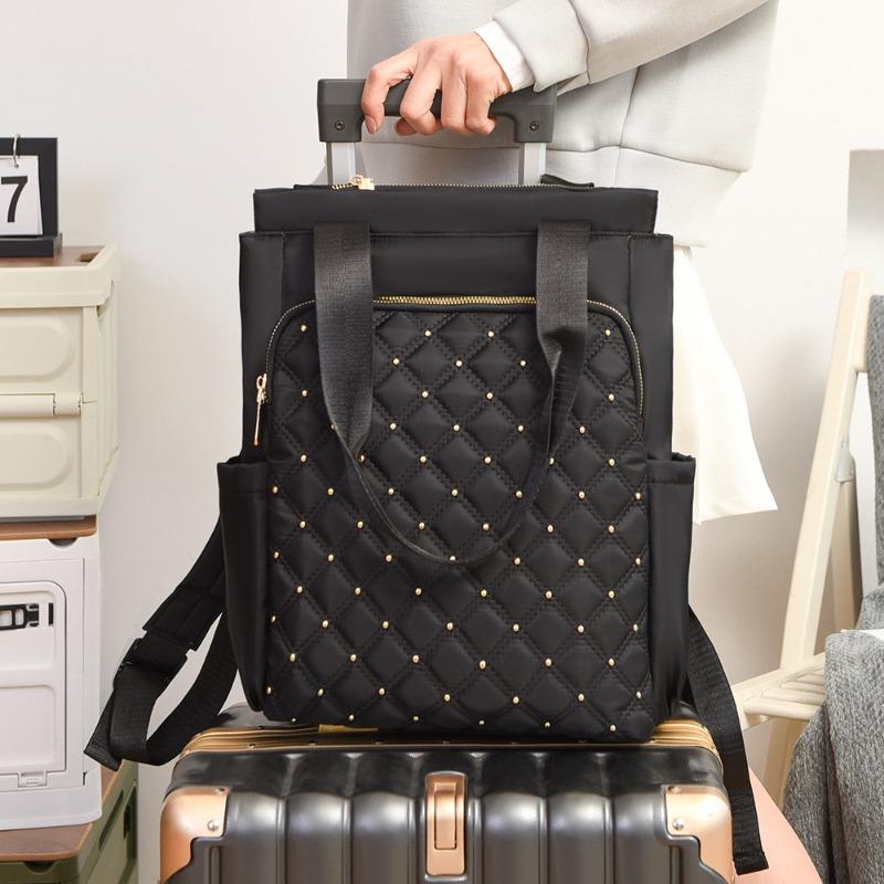 Women's bag backpack women's new fashion soft leather large capacity travel backpack dual-purpose shoulder tote bag