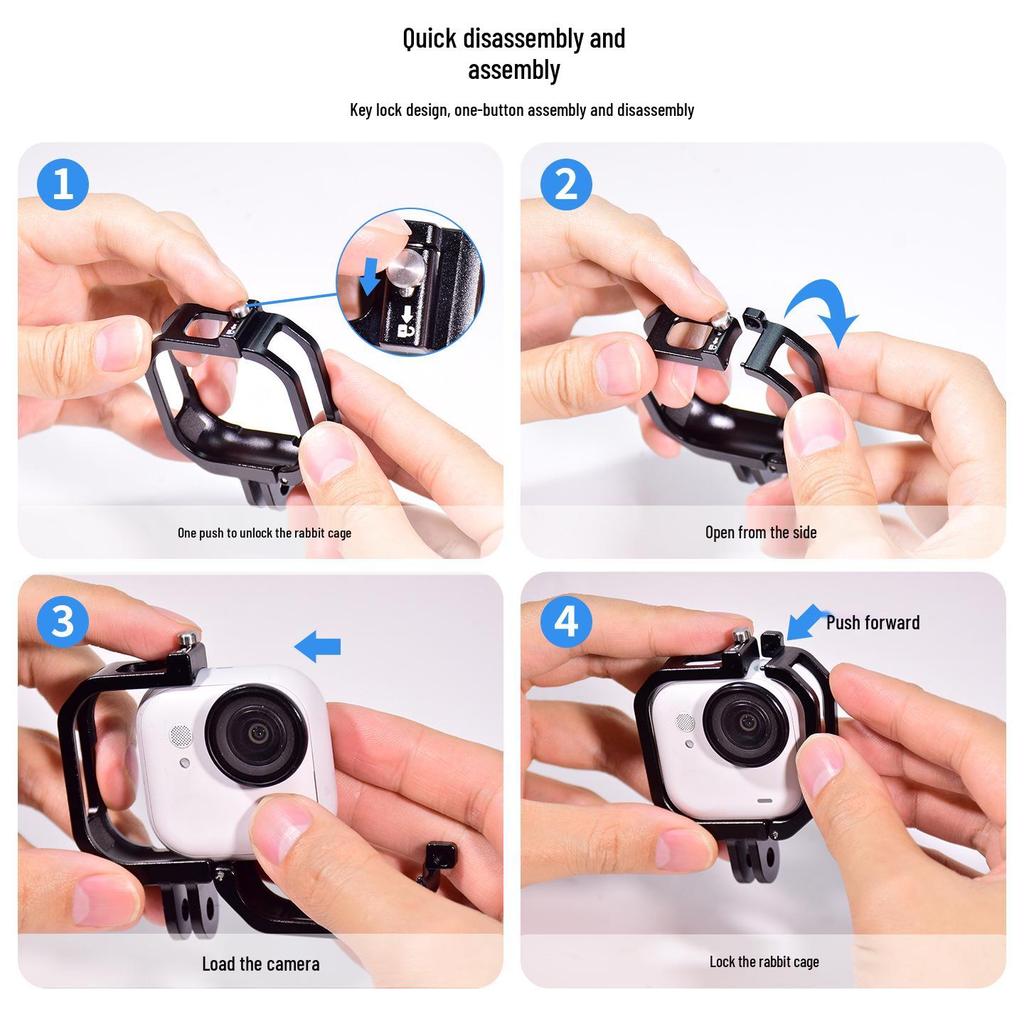 Insta360 GO 3 Metal Charging Cage for Vertical & Horizontal Shooting