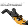 Adjustable Pair Motorcycle Brake Clutch Levers for Yamaha XMAX 250 XMAX300 XMAX400 (Gold)