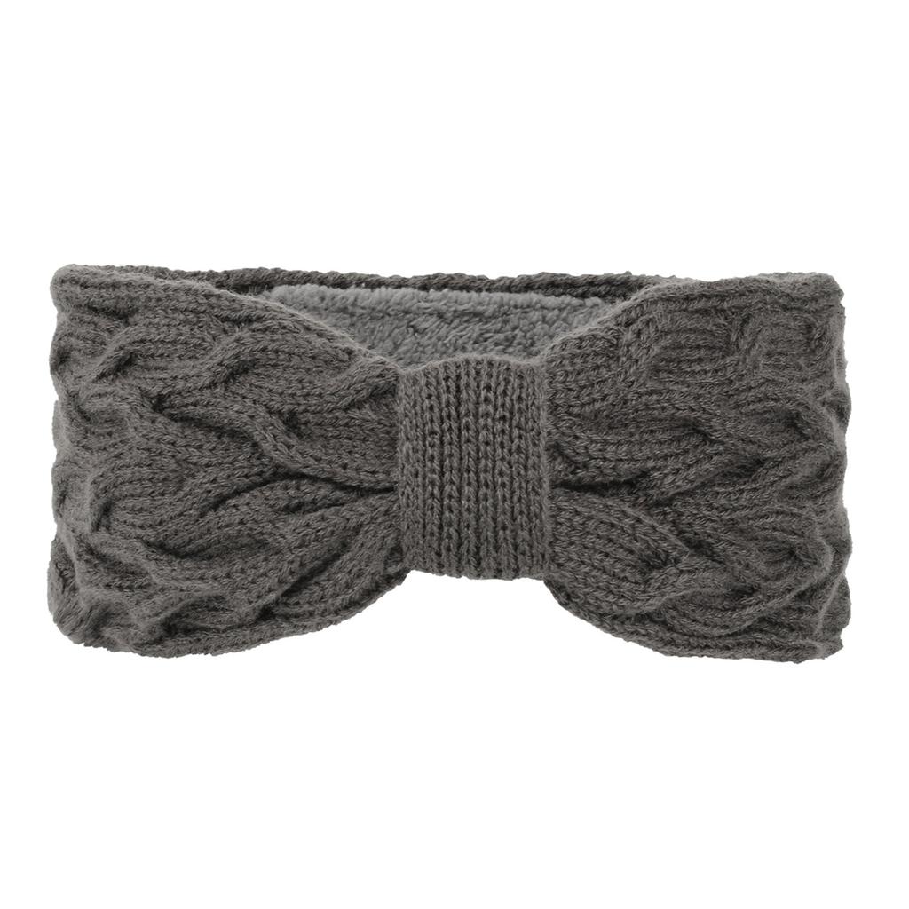 Stylish Knitted Headbands For Women And Girls Soft Fleece Bows Hair Bands Knitted Headband Winter Ear Protection