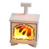 Creative Mini LED Fireplace Lamp Retro Flameless Electronic Candle Light Battery-Operated Smokeless