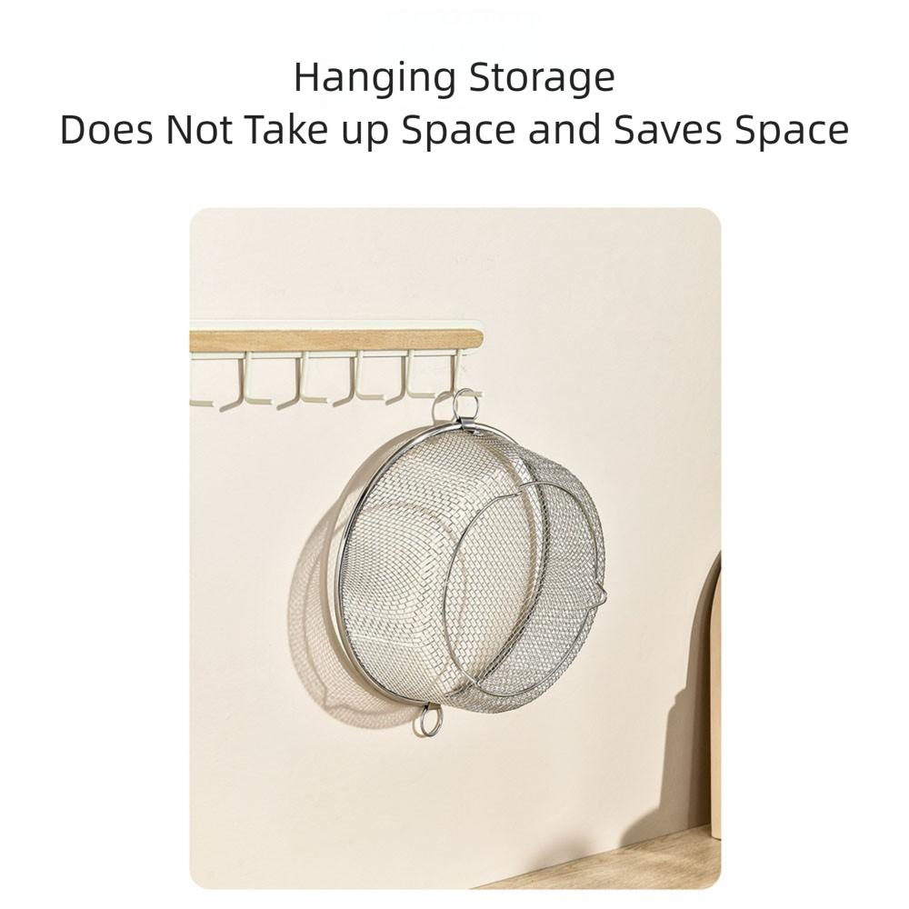 Reusable Chef Frying Strainer Double-ear Strainer Basket  Kitchen Cooking Utensils