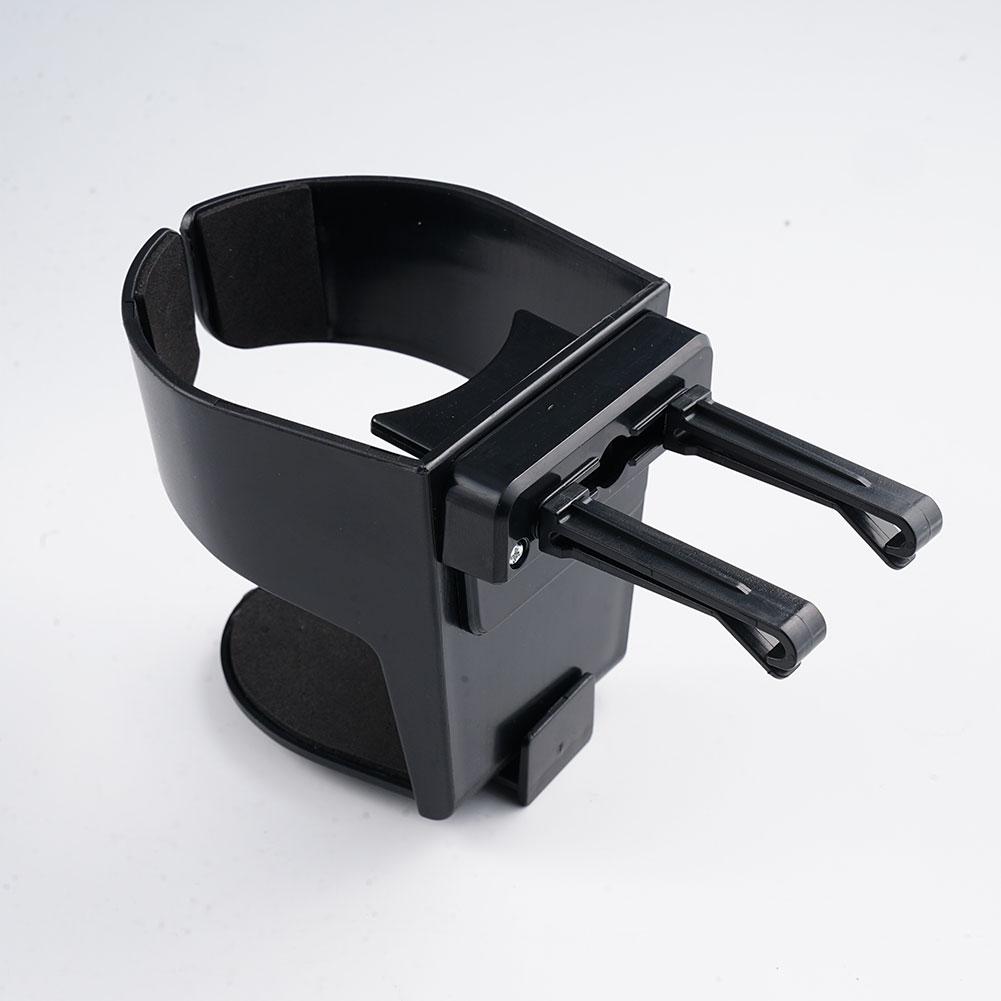 Car Cup Holder Fixed Hanging Type ABS Plasstic Car Beverage Water Rack Conditioning Air Vent Black Cup C9Q3