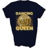 HOGOTOCLUB Dancing Queen Vintage Dancer 70s 80s 90s Disco Dance Unisex Shirt Gift Women Men T-Shirt (Navy;5XL)