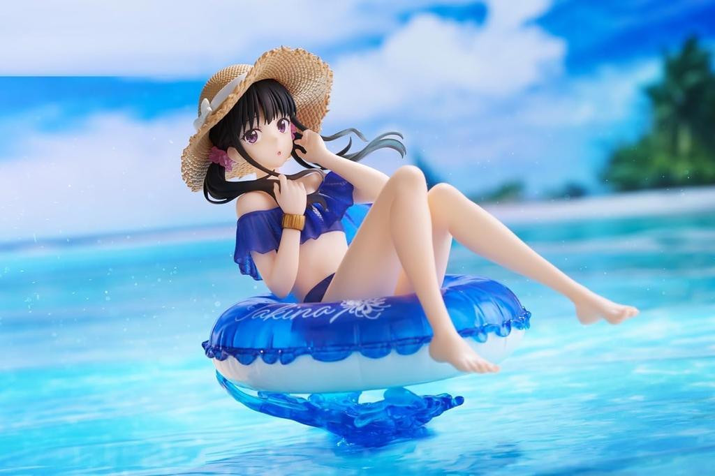 Nishikigi Chisoku & Inoue Takina Figures, Licorice Recoil Aqua Float Girls, Approx. 10cm, Set of 2