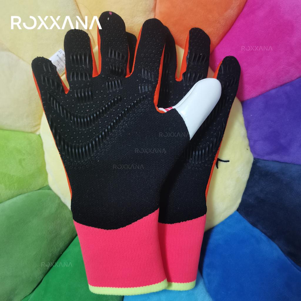 ROXXANA Professional Soccer Goalkeeper Gloves Strong Latex Durable Ventilated Shock Resistant Youth Adult Sports Training Match