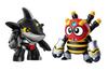 Wave Tachibana Neko Kogyo QOSMOS Series Bee Robo Kabutack Sharkler Spydon Approximately 10cm Plastic Model & Set, Non-Scale, Tall, Pre-Colored Kit,