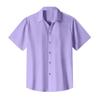 Designer Spring Summer Men's Casual Cotton Linen Color Short Sleeve Shirts Loose Shirts