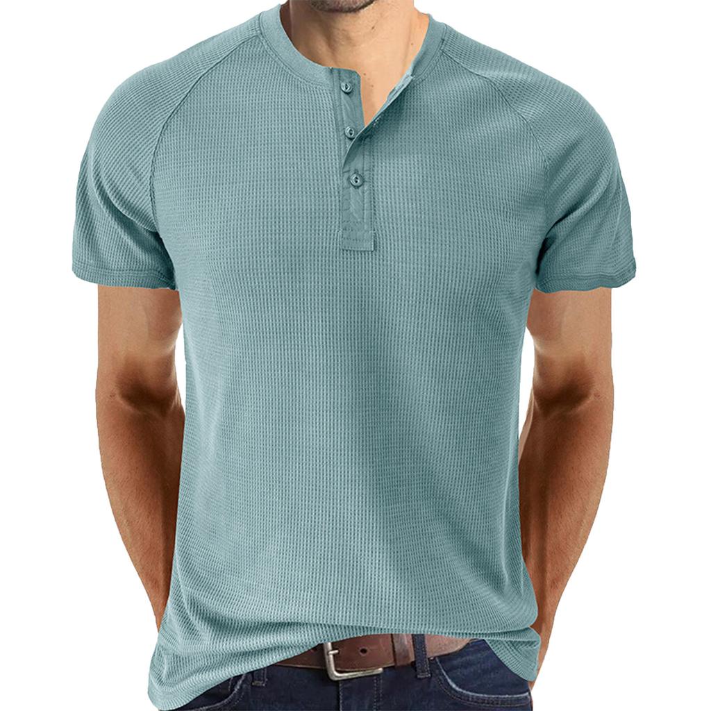 Men'S Short Sleeved Men'S T-Shirt Fashion Casual Color Matching T-Shirt