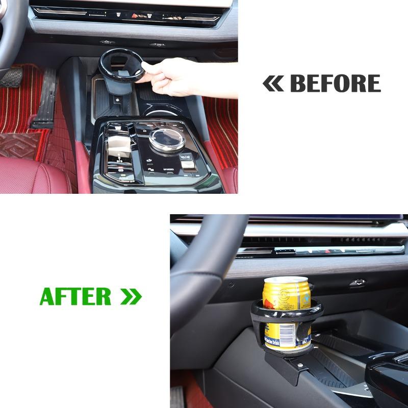 Auto Mittelkonsole Getränkehalter Becherhalter für Kaffee und Getränkeflaschen für BMW 5er G60 2025 2025 Innenraumzubehör