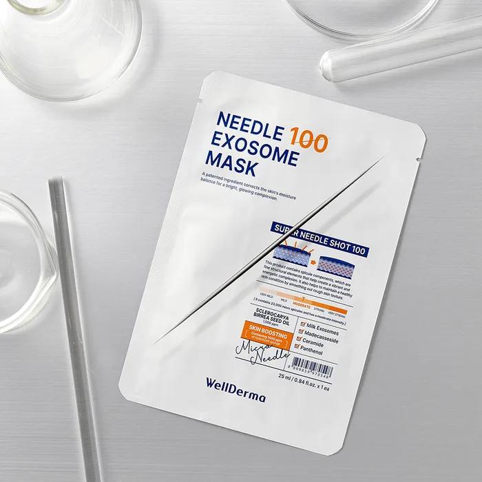 Welderma Needle 100 Exosome Mask 1 Box (5 Sheets)