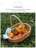 Rattan-Style Watermelon Basket for Shopping, Vegetables, Fruits, and Picnics