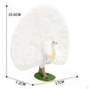 Animal Sculpture, Ornament Crafts, Kids Toy, Realistic Peacock Model, Hand Painted for Office,