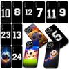 Number Football Basketball Lucky 7 8 10 23 Phone Case for Samsung Galaxy S22 S21 S20 FE Ultra Plus A35 A36 A37 A33 A34 A04 A71