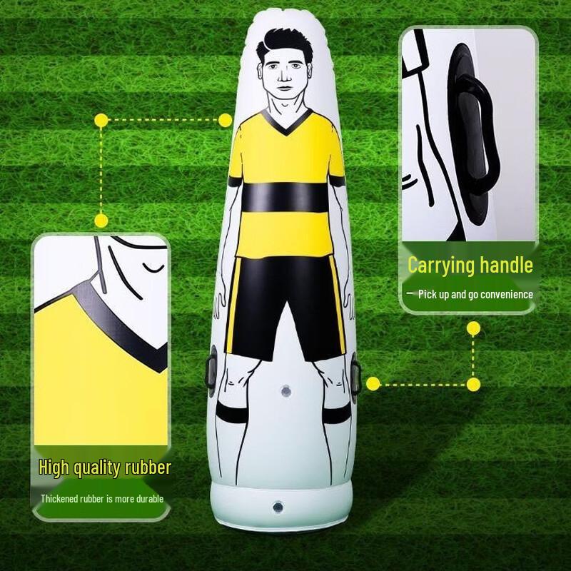 DECKSAVE Inflatable Soccer Training Dummy Wall