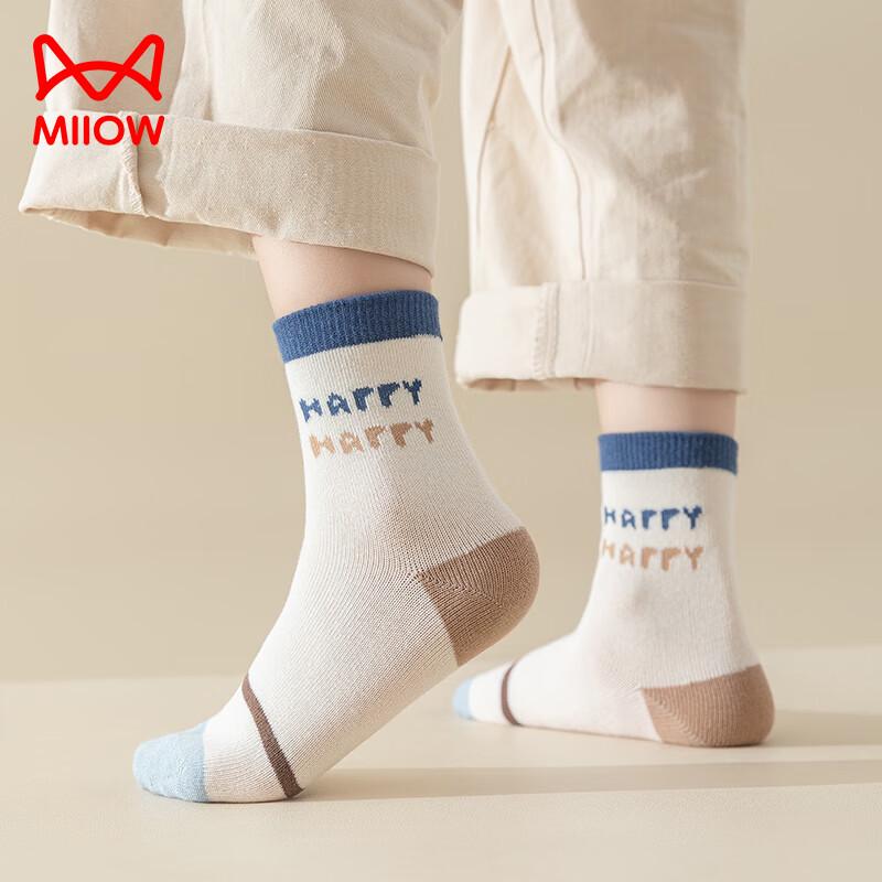 MaoRen Boys Anti-Pilling Breathable Mid-Calf Socks