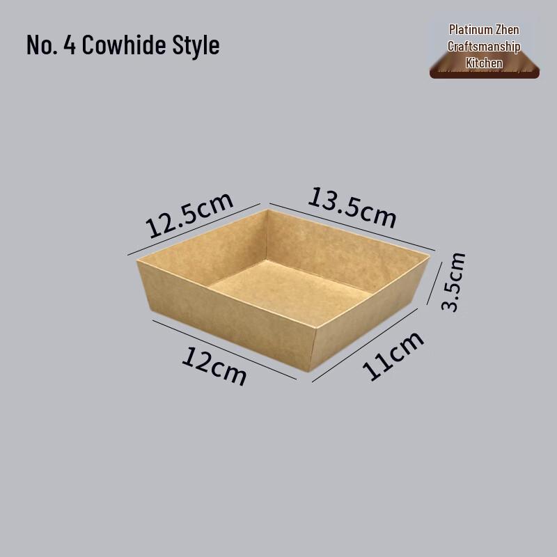 Disposable Kraft Paper Plates (100 Count)
